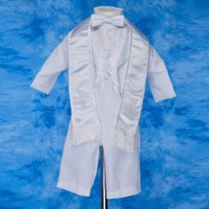 White Christening Tuxedo