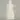 White Embroidered Organza Gown - Emily