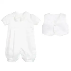 White 3 Piece Romper Suit Set