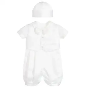 White 3 Piece Romper Suit Set