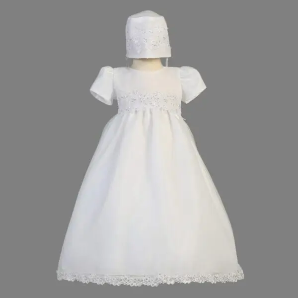 Christening Organza Gown - Audrey