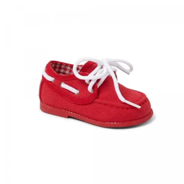 Baby Red Canvas Shoes