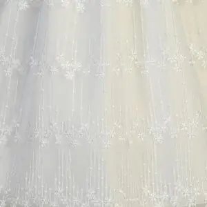 Embroidered Tulle Christening Gown - Camilla