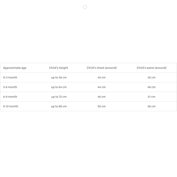 Beau Kid Sizing