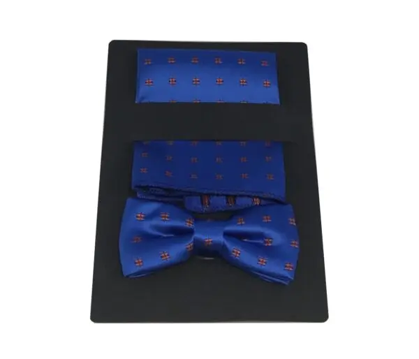Blue & Red Bow-Tie Set