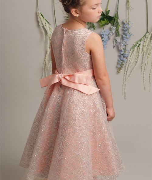Girls Pale Pink Occasional Dress