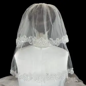 Floral Decorated Veil