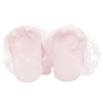 Girls Pink Lace Cotton Socks_3