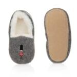 Boys Grey Soldier Slippers – Set