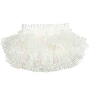 Ivory Cotton & Lace Knickers