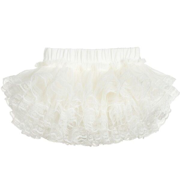 Ivory Cotton & Lace Knickers