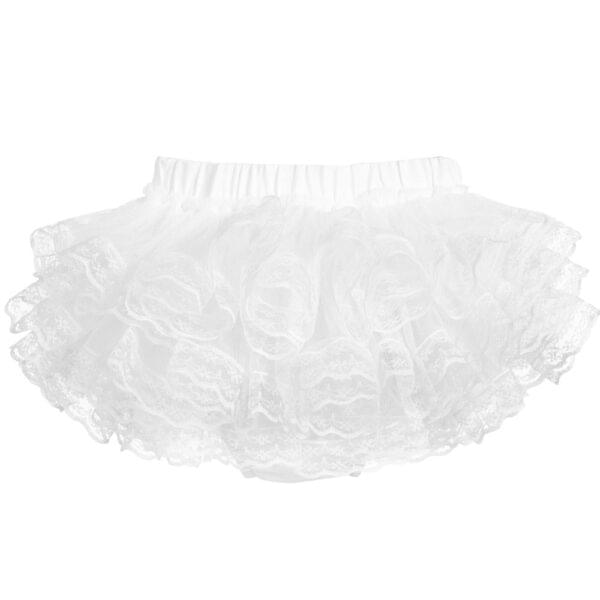 White Cotton & Lace Knickers