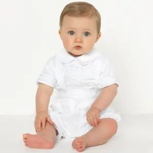 White Brace Christening Outfit