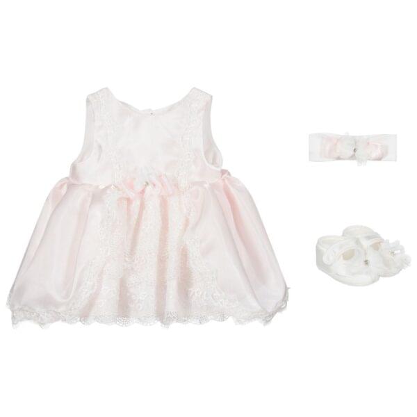 Baby Girl Pink Dress Set