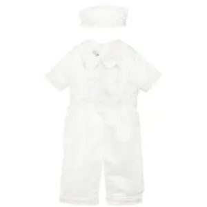 White Brace Christening Outfit