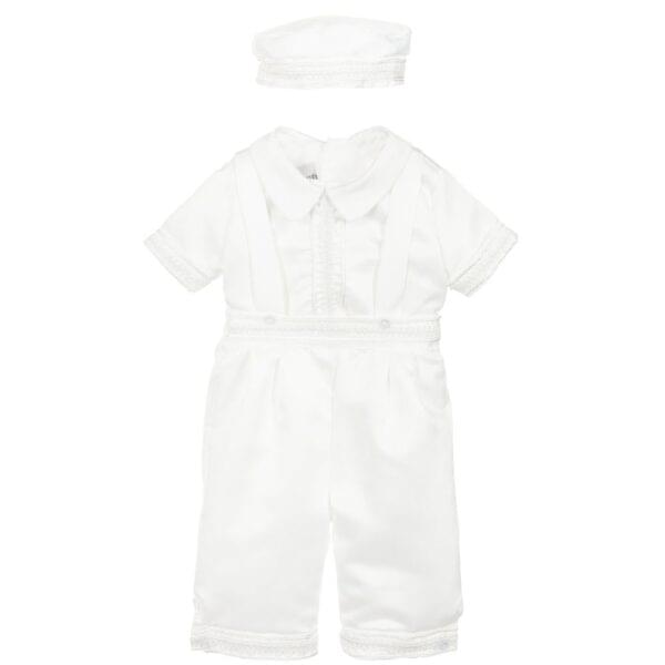 White Brace Christening Outfit