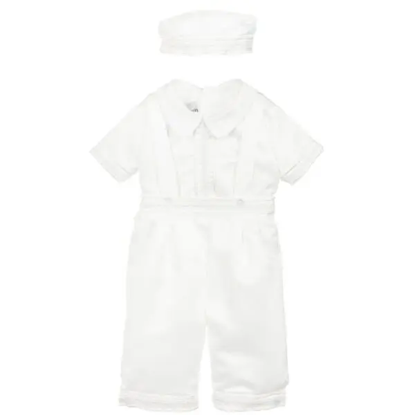 White Brace Christening Outfit