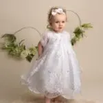 Luxury White Christening Dress Set