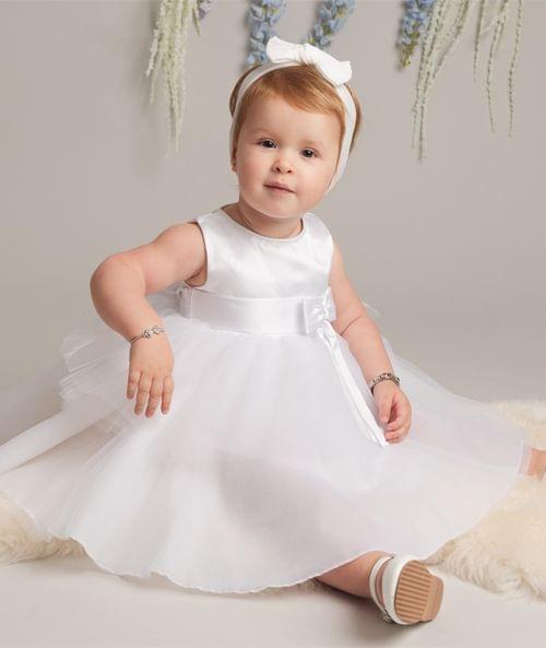 Baby Girls Satin Band Dress