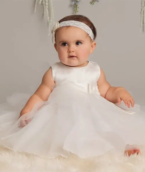 Baby Girls Satin Band Dress