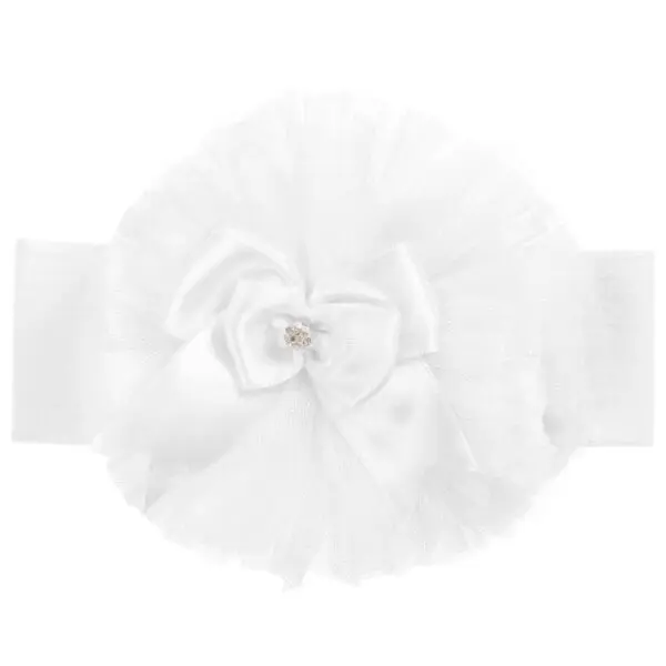 Baby Girls White Headband