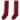 Dark Red Long Sequin Bow Socks