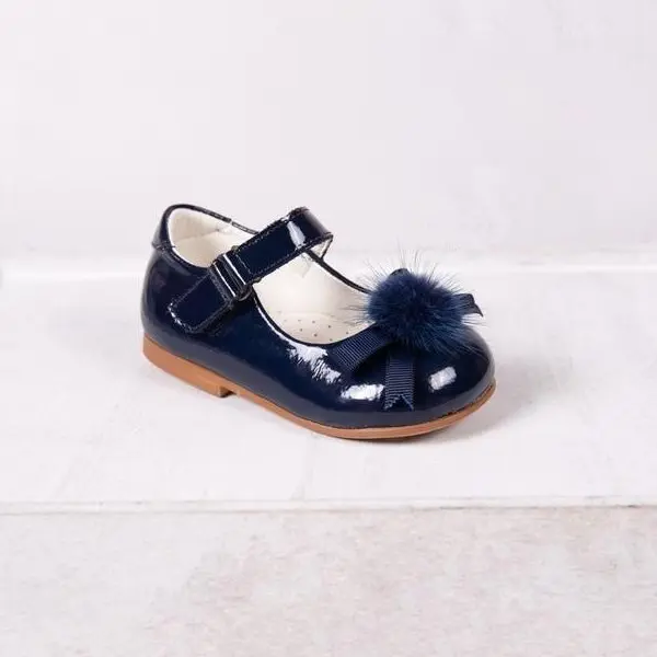 Navy Patent Leather Shoes