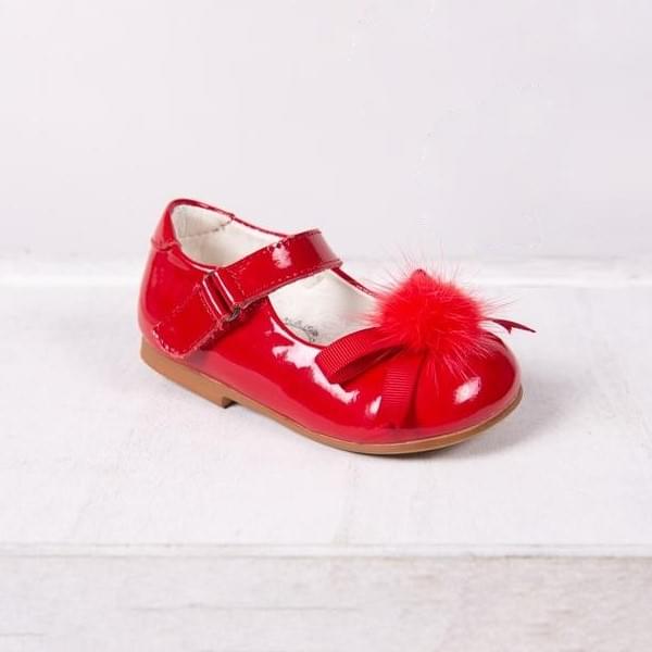 Red Leather Shoes | Girls Footwear |