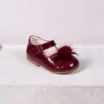 Wine Patent Leather Shoes