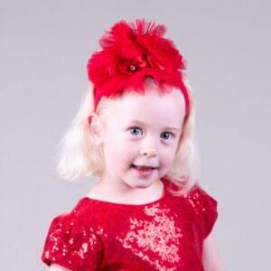 Baby Girls Red Headband