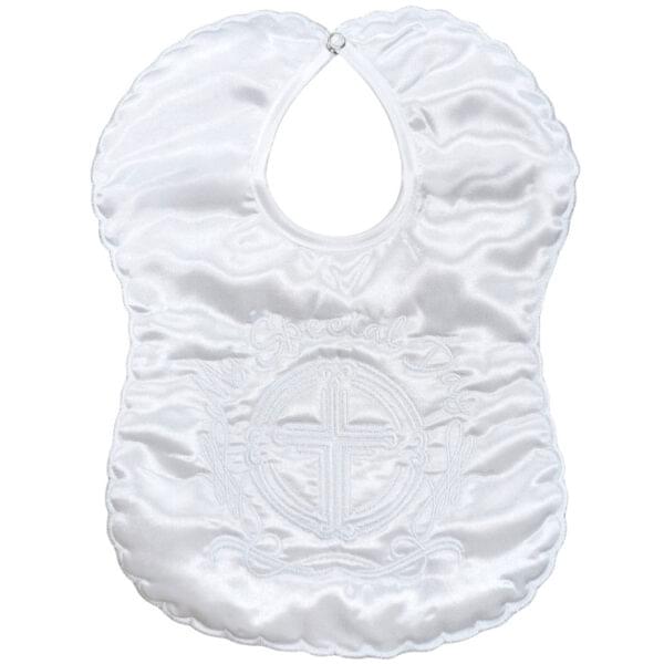 My Special Day Satin Christening Bib