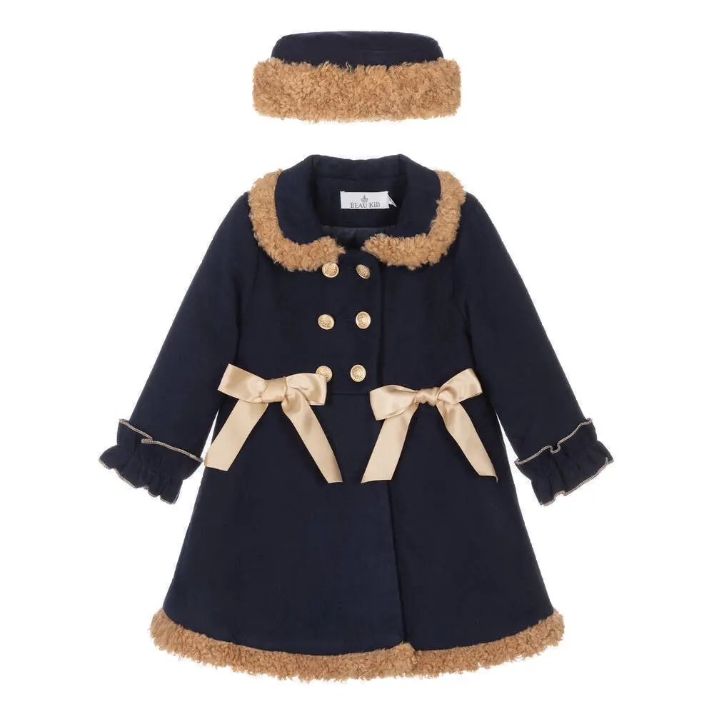 Girls Winter Hat & Coat Set