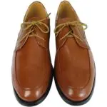 Brown Patent Lace-Up Formal Shoes