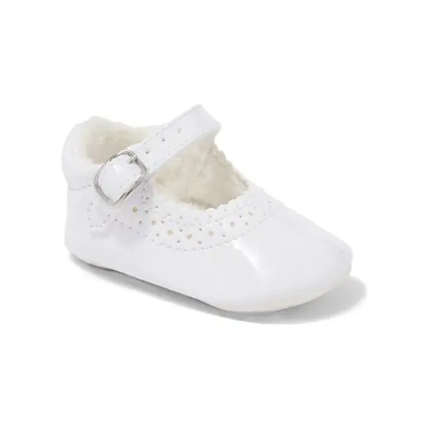 Baby Girls White Patent Shoes