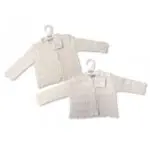 Girls White Knitted Cardigan