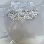 Girls Floral Headpiece & Veil