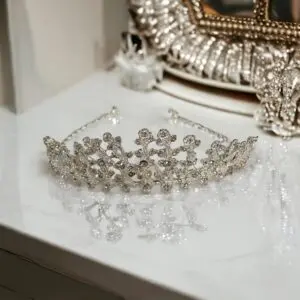 Blooming Flower Diamond Tiara