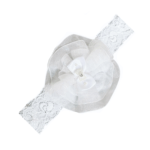 White Organza Headband