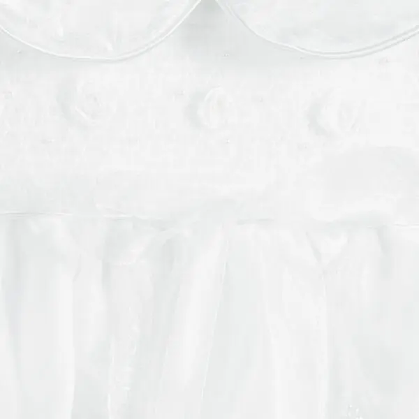 Baby Girls White Gown & Bonnet
