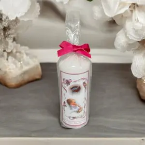 Gift Wrapped Christening Candle
