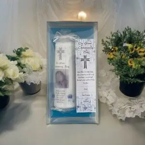 Christening Candle Gift Box
