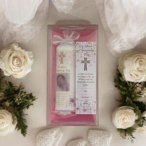 Christening Candle Gift Box