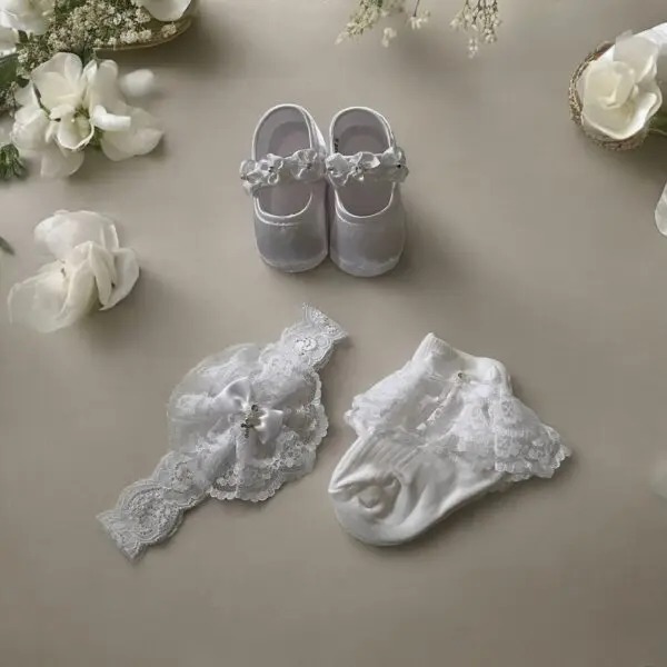 Girls Christening Accessories Bundle